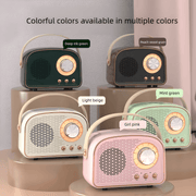 COOMAER Exquisite Portable Bluetooth Speaker With Multiple Colors And TWS Connection Large Battery Supports USB And TF Card Playback